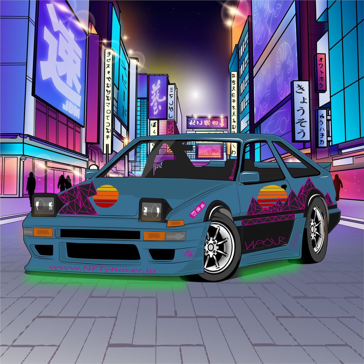 NFTyRacer's tweet photo. 🎉@NFTyRacer has three collections up right now!
  
Fresh PFPs of our legendary drift cars: 
🏎️S13:
https://t.co/k3OUcKR8PM
🏎️AE86:
https://t.co/g0rSW7NFvY
🏎️2JZ: 
https://t.co/ihfNHlxtNV

🏁Come grab them now, while SOL is still cheap!
#NFTdrop #NFTcollections #drifto https://t.co/GEuUb2Ikri