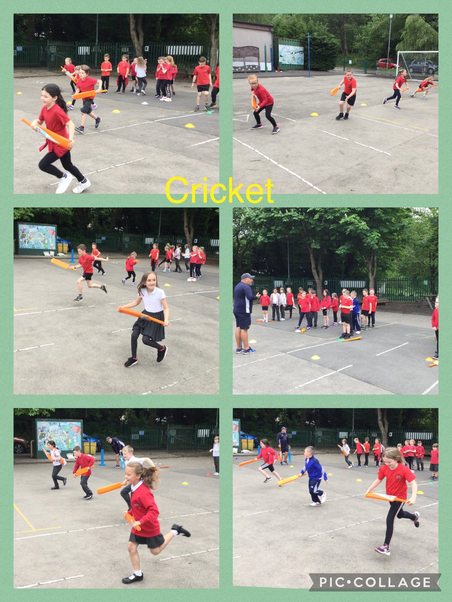 Diolch yn fawr <a href="/geraint_leach/">Geraint Leach</a> for our cricket session this afternoon.The children really enjoyed the session.