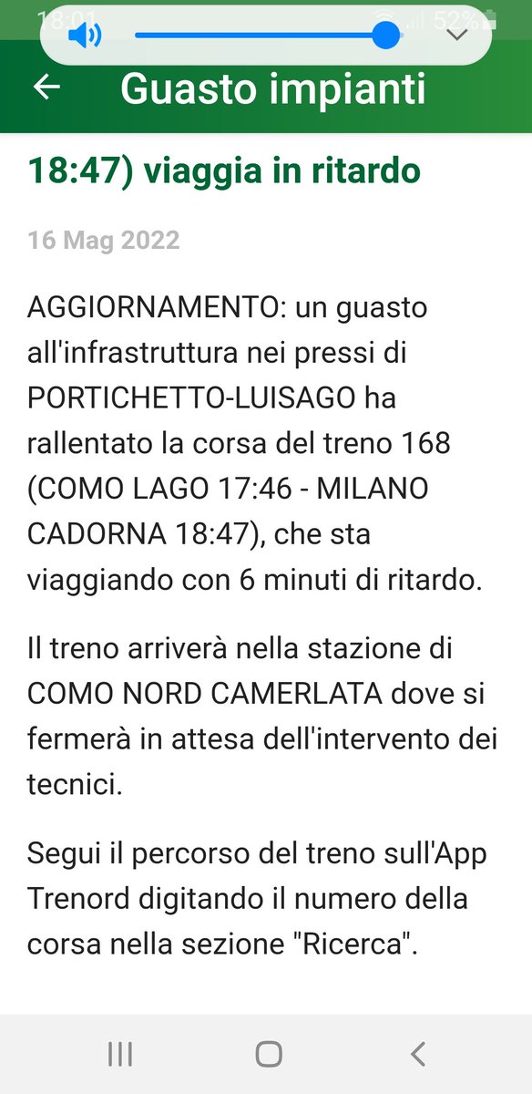 SUNSHINE73V's tweet photo. #trenord È una vergogna!! Ogni giorno così. Abbonamento pagato per poi scendere non si sa dove e arrangiarsi per tornare a casa! Restituite i soldi! Servizio zero!! #treni #trenord #vergogna https://t.co/q5YANcsqC7