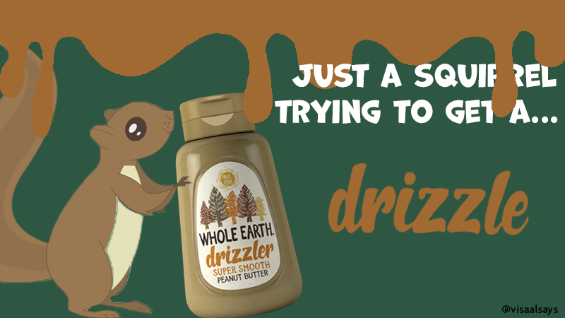 vissays_'s tweet photo. Just a squirrel... 🥜 @OneMinuteBriefs @WholeEarthFoods #Drizzler https://t.co/Rr7wdJp8aj