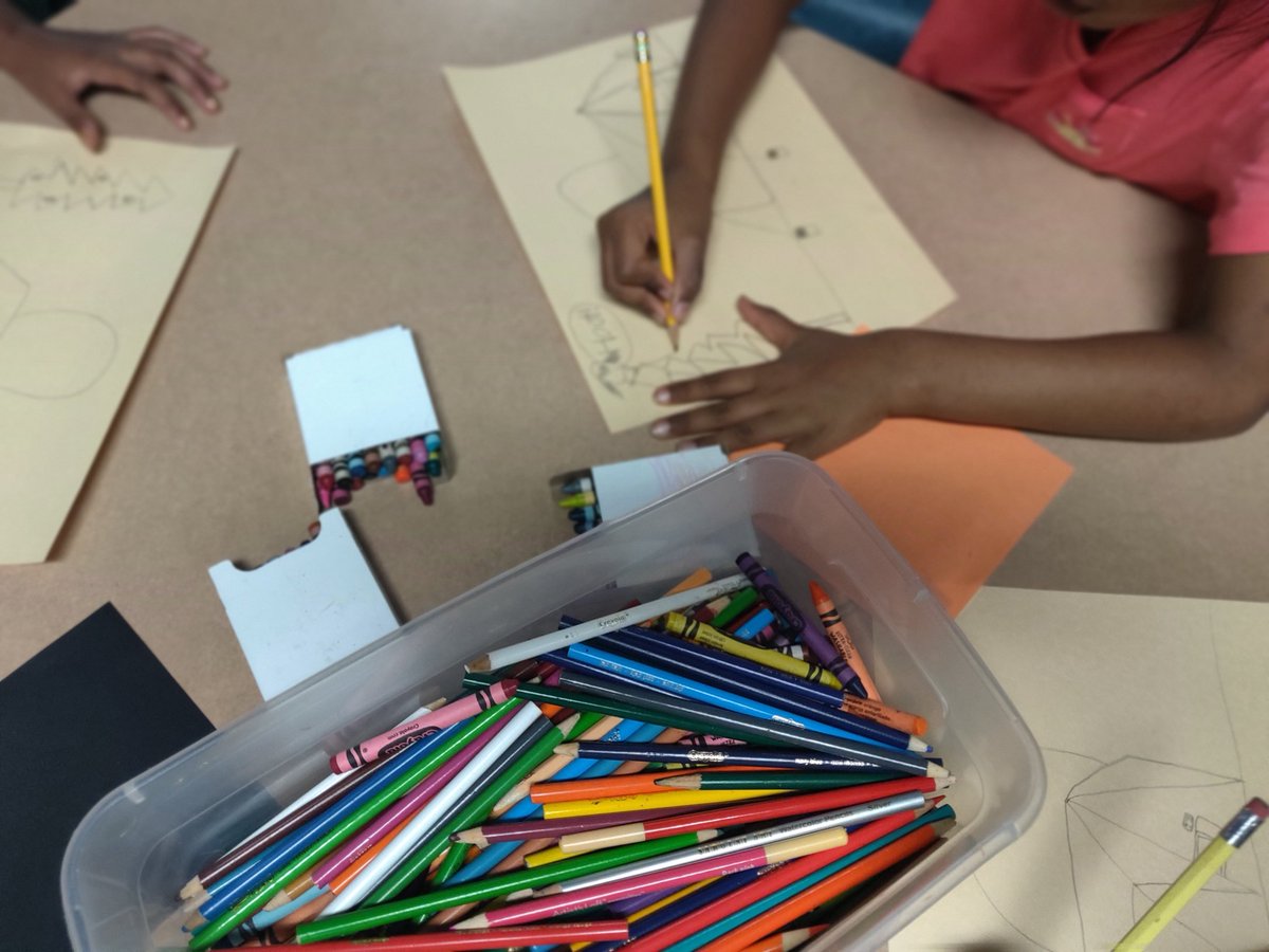 DentonCreeklib's tweet photo. @DCEtrailblazers @firsthildebrand we had fun with draw along with Mrs Monson! Tents, camping fun and maybe a bigfoot or two! https://t.co/MElSCcqgIE