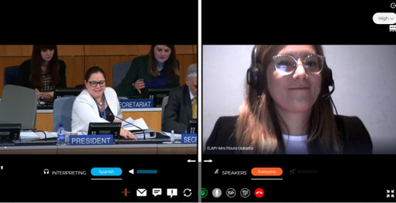 SomosELAPI's tweet photo. Tomamos la palabra en el punto sobre entorno digital en #CDIP28 de @WIPO , nuestra delegada Flavia Galarza, dio nuestra postura al respecto #ELAPIenCDIP https://t.co/ibln9OQiJk