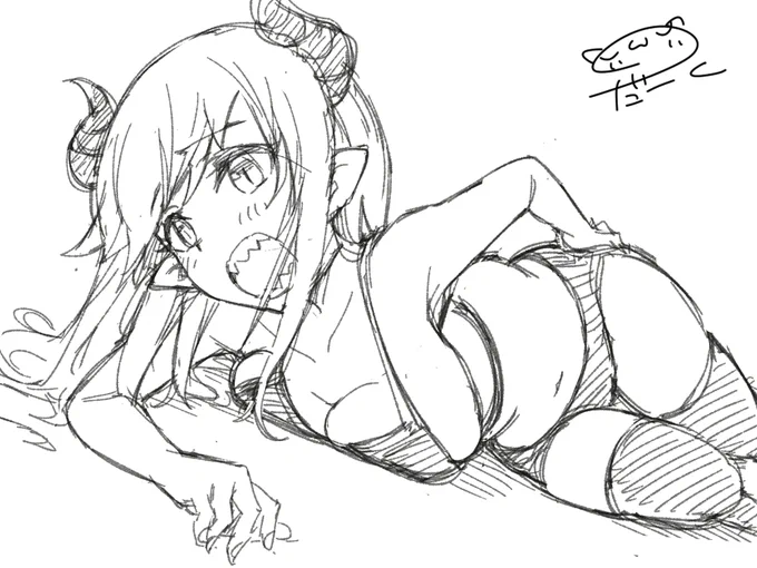 つぶれおっぱいすこ
肉感いい感じに描けた気がする(..◜ᴗ◝..)φ 