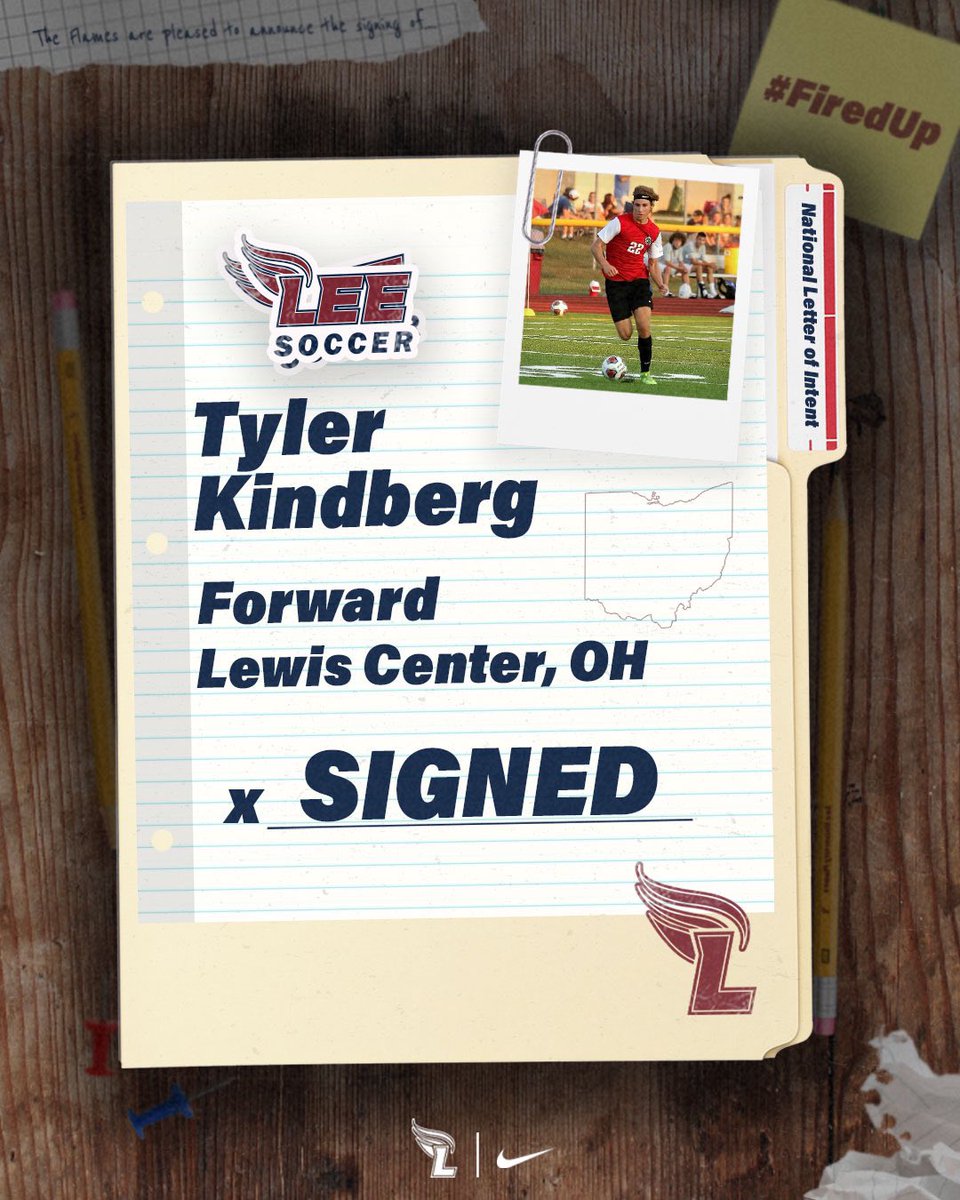 LeeUMSoccer's tweet photo. We’re excited to announce the signing of Tyler Kindberg, a forward from the Buckeye State! #FiredUp https://t.co/xPIVql0Sb7