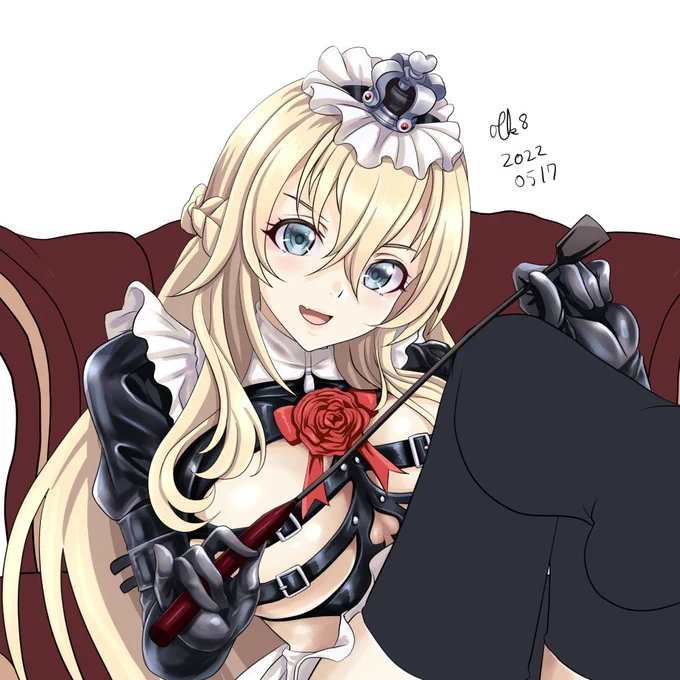 鞭を持たせると人が変わりそうなメイド・ウォースパイト様(未完) #艦これ #艦これ版深夜の真剣お絵描き60分一本勝負
#艦これ版真剣お絵描き60分一本勝負_20220517 https://t.co/NLVIKVF9DU 