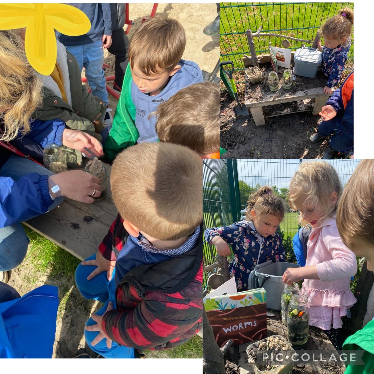 snowdrop_poppy's tweet photo. We have loved looking for worms this week so we decided to make some wormeries! Today we learned that worms ... have 5 hearts! https://t.co/w08CsvM5zw
