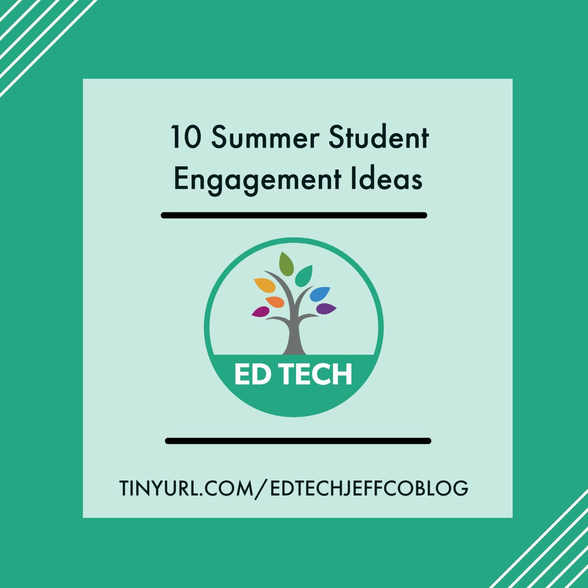 Check out these Summer Student Engagement Ideas! Loving the virtual field trip and geocaching activities. @TeamJeffco #BetterTogether #SummerFun edtechjeffco.weebly.com/jeffco-ed-tech…