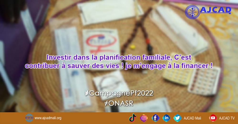 AjcadMali's tweet photo. 𝗜𝗻𝘃𝗲𝘀𝘁𝗶𝗿 𝗱𝗮𝗻𝘀 𝗹𝗮 𝗽𝗹𝗮𝗻𝗶𝗳𝗶𝗰𝗮𝘁𝗶𝗼𝗻 𝗳𝗮𝗺𝗶𝗹𝗶𝗮𝗹𝗲, 𝗖’𝗲𝘀𝘁 𝗰𝗼𝗻𝘁𝗿𝗶𝗯𝘂𝗲𝗿 à 𝘀𝗮𝘂𝘃𝗲𝗿 𝗱𝗲𝘀 𝘃𝗶𝗲𝘀 ! 𝗷𝗲 𝗺’𝗲𝗻𝗴𝗮𝗴𝗲 à 𝗹𝗮 𝗳𝗶𝗻𝗮𝗻𝗰𝗲𝗿 !
#campagnepf2022
#ONASR
#AJCADMali https://t.co/Wa1D9FJ4x3