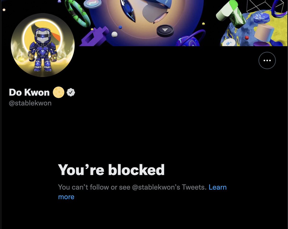 MartiniGuyYT's tweet photo. THE FOUNDER OF $UST &amp; $LUNA JUST BLOCKED ME

@stablekwon LOST $1,000,000+ of my money then blocks me when i complain on twitter

What A GUYY... 🚨 https://t.co/F4fvSrIOYH