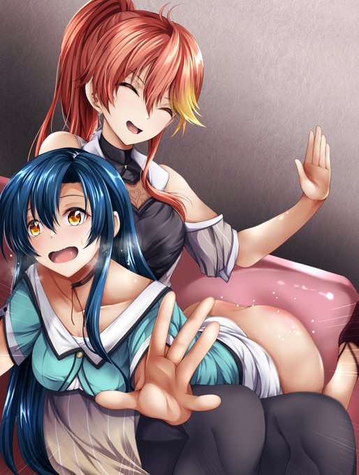 [R-18....?]](Skeb)じゃれ合ってる(?)ジュディスとニナ(黎の軌跡)(=゜ω゜) 