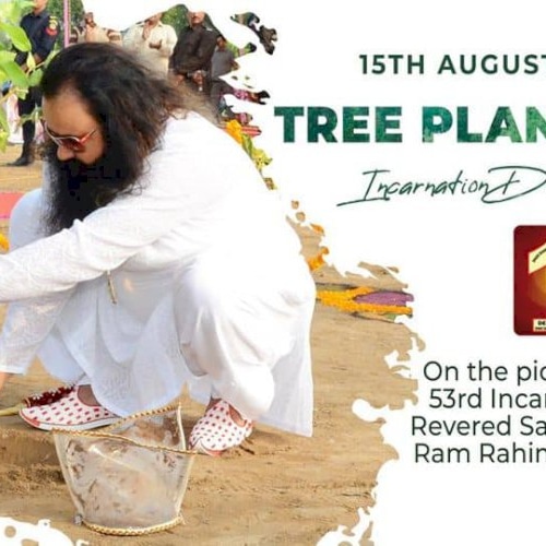 Ompatiinsan's tweet photo. पूज्य गुरु     Saint Dr. Gurmeetramrahim Singh ji insan     की प्रेरणा से    Dera Sacha sauda    के अनुयायी हर साल लाखों पौधे लगाते हैं और उनकी संभाल भी करते हैं!
#PollutionFreeEnvironment 
#TreePlantation 
#LetNatureBloom
#NatureCampaign 
#DeraSachaSauda 
#BabaRamRahim https://t.co/1UL9oIfSBL