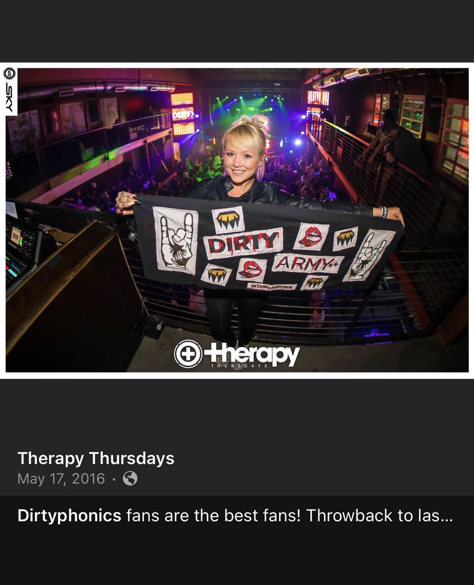 girlDIRTY_'s tweet photo. I love when amazing memories pop up. I can’t believe this was 6 years ago 🤘🏼 dying for a show asap! 🔥 @DIRTYPHONICS #DIRTYarmy https://t.co/8DZKydL9wG