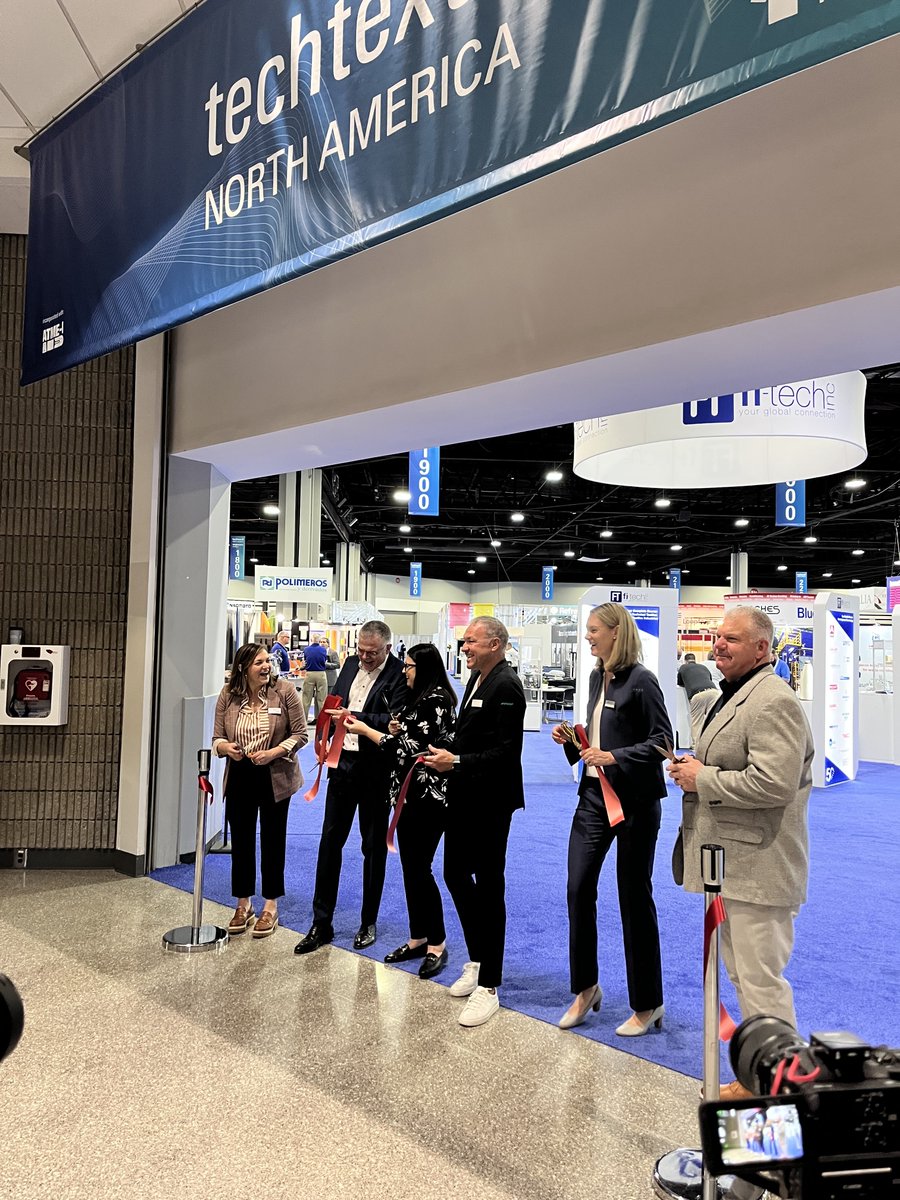 techtextilNA's tweet photo. The exhibit hall has officially opened! Hundreds of exhibitors are excited and ready to do business! Download the mobile app to see the full list!
https://t.co/2oGpIJcuWq
#TTNA22 #TechtextilNA #technicaltextiles #nonwovens https://t.co/INOheH6c4z