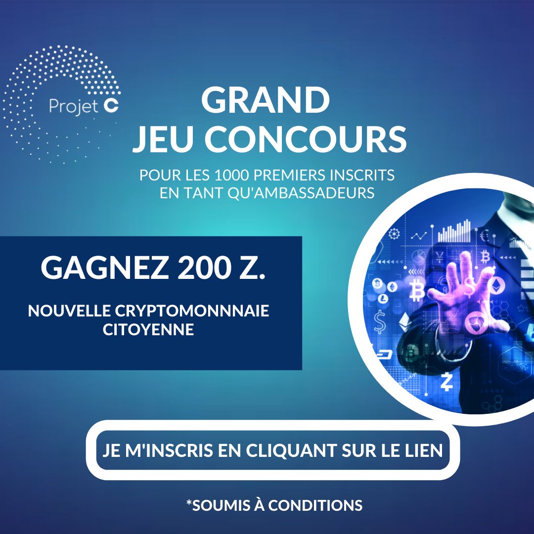 VotreProjetC's tweet photo. JEU CONCOURS : 100% Gagnant https://t.co/0cywsu2BF2