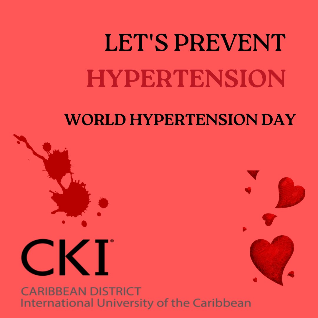 IUCCKI's tweet photo. Based on recent findings, World Hypertension day is celebrated annually on the 17th May. The main aim of the day is to educate the public and increase awareness of hypertension, which is also commonly known as high blood pressure.
  ❤ 🏥 ❤ #WorldHypertensionDay
#choosecki ❤ https://t.co/ncVVy44arI