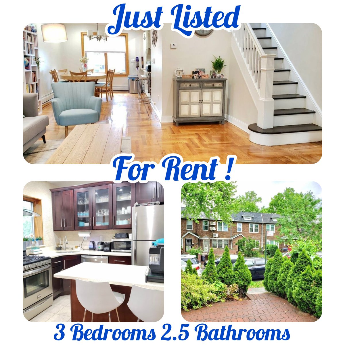 TerraceSIR's tweet photo. #NewRental Alert!! This Fully #Renovated 3 🛌 2.5 🛁 #Townhouse In #ForestHills Has Just Been Listed! Be The 1st To See It 👇 
Contact Listing Agent Claudette Dukas Or One Of Our Offices 👇(718) 268. 1045 #NYC #RealEstate #Queens #Rental #Sothebys #JustListed https://t.co/eJCGyjbJHM