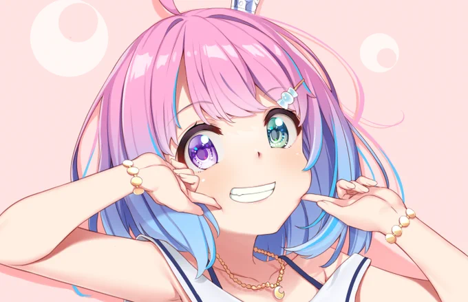 スマートフォン壁紙用の個人的に欲しかった姫森ルーナちゃんのイラストを描きました。
ツリーに続きますー

#ルーナート 