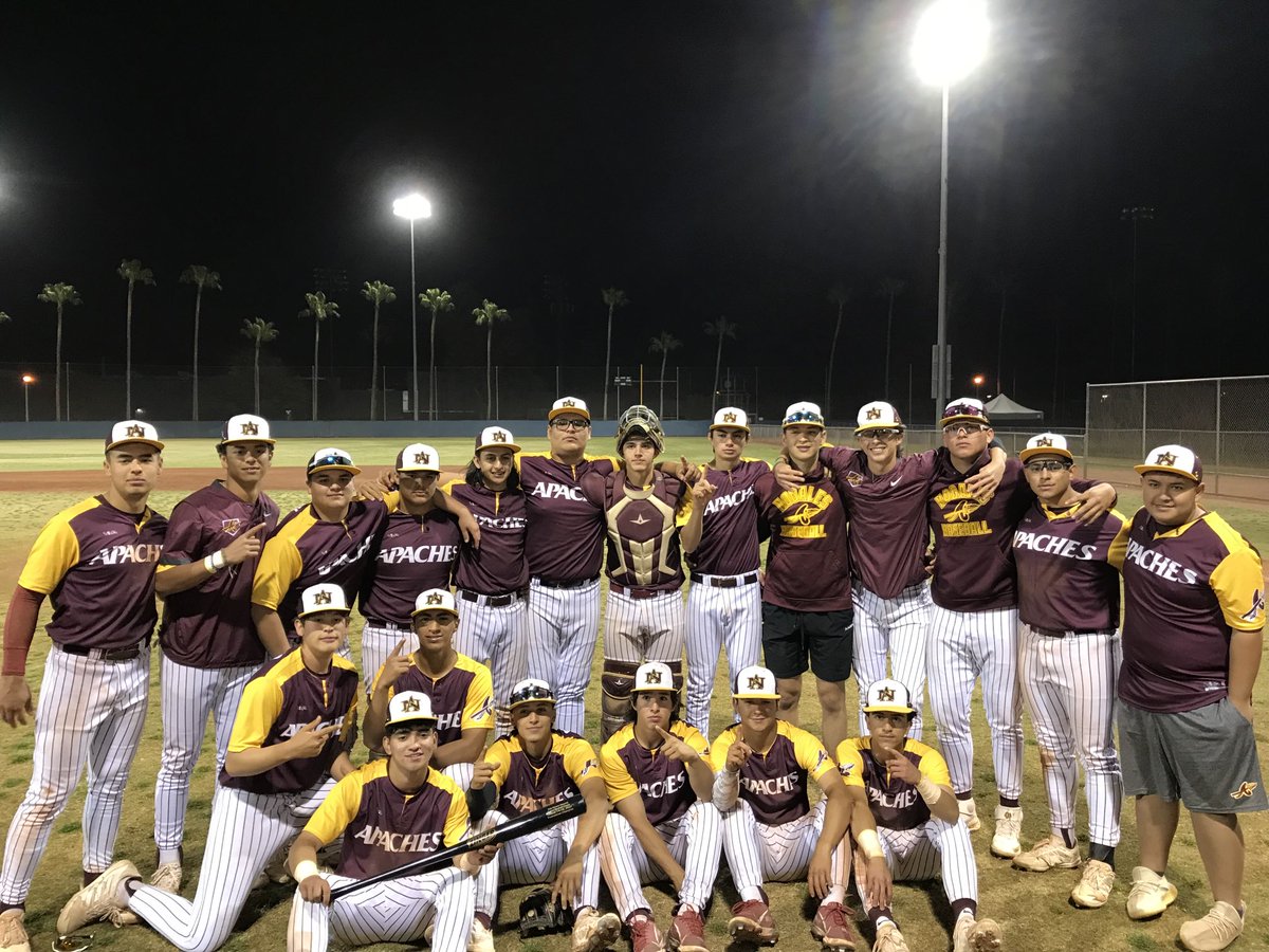 🏆Game Day🏆

Your Apaches vs. Verrado Vipers tonight, 4PM, @ Tempe Diablo Stadium for the State Championship!Get your 🎟 👇🏻

Let’s go APACHES!

gofan.co/app/events/602…