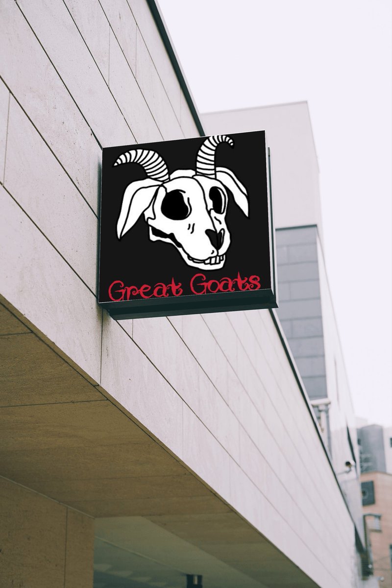 cclemontt's tweet photo. @GreatGoatsNFT my sign advertising #GOATISH my discord:puffle#5793 https://t.co/EK8dT8vOK1