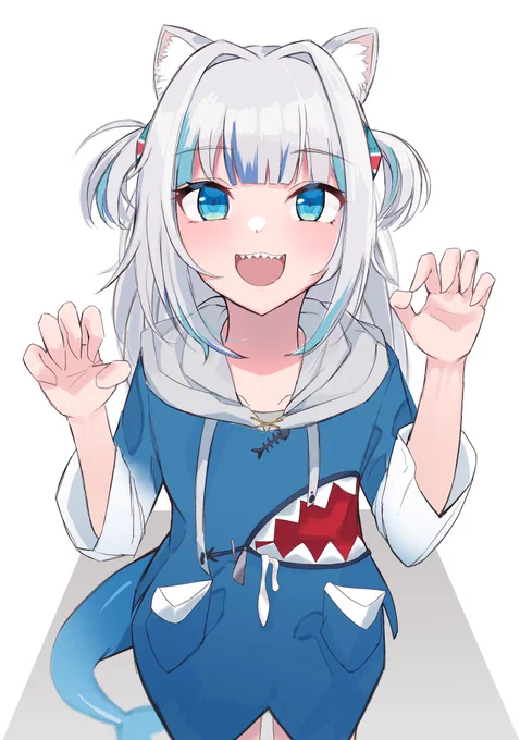 26日目、お題箱よりGawrGura(がうる・ぐら)ちゃん! #100日チャレンジ #gawrt 