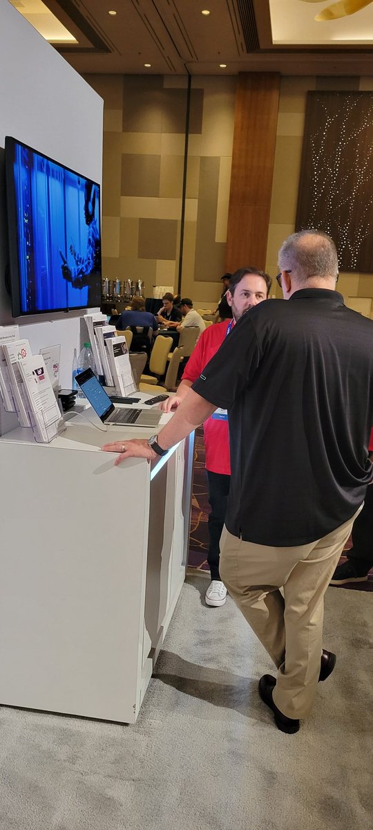 JENewman82's tweet photo. Early morning demos at the @backblaze booth today at #VeeamON. Stop on by to learn more about #instantrecovery in any cloud, modern #dataprotection made easy, and our #immutability using @Veeam and #objectlock. #cloudstorage #backblazeb2 #b2reserve https://t.co/WMpSrru0y6