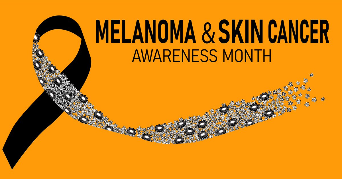 Melanoma is a #skincancer type that develops when melanocytes (the cells that give the skin its tan or brown color) grow out of control. It accounts for 1% of skin cancer but is more dangerous and likely to spread to other body parts. bit.ly/3kY3og4.