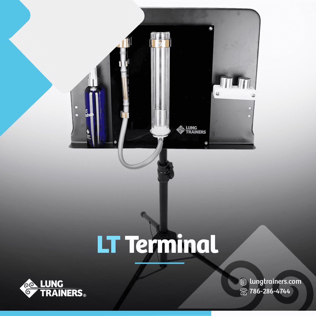 LungTrainers's tweet photo. The LT Terminal is the perfect music stand! Whether you use it with your LungTrainer classic or just for reading sheet music, you will love it. Visit https://t.co/dIoGDXvN03 to get yours today.
#LungTrainers #BuildBetterBreathing #MakeEveryBreathCount https://t.co/1sfKFoOaeP