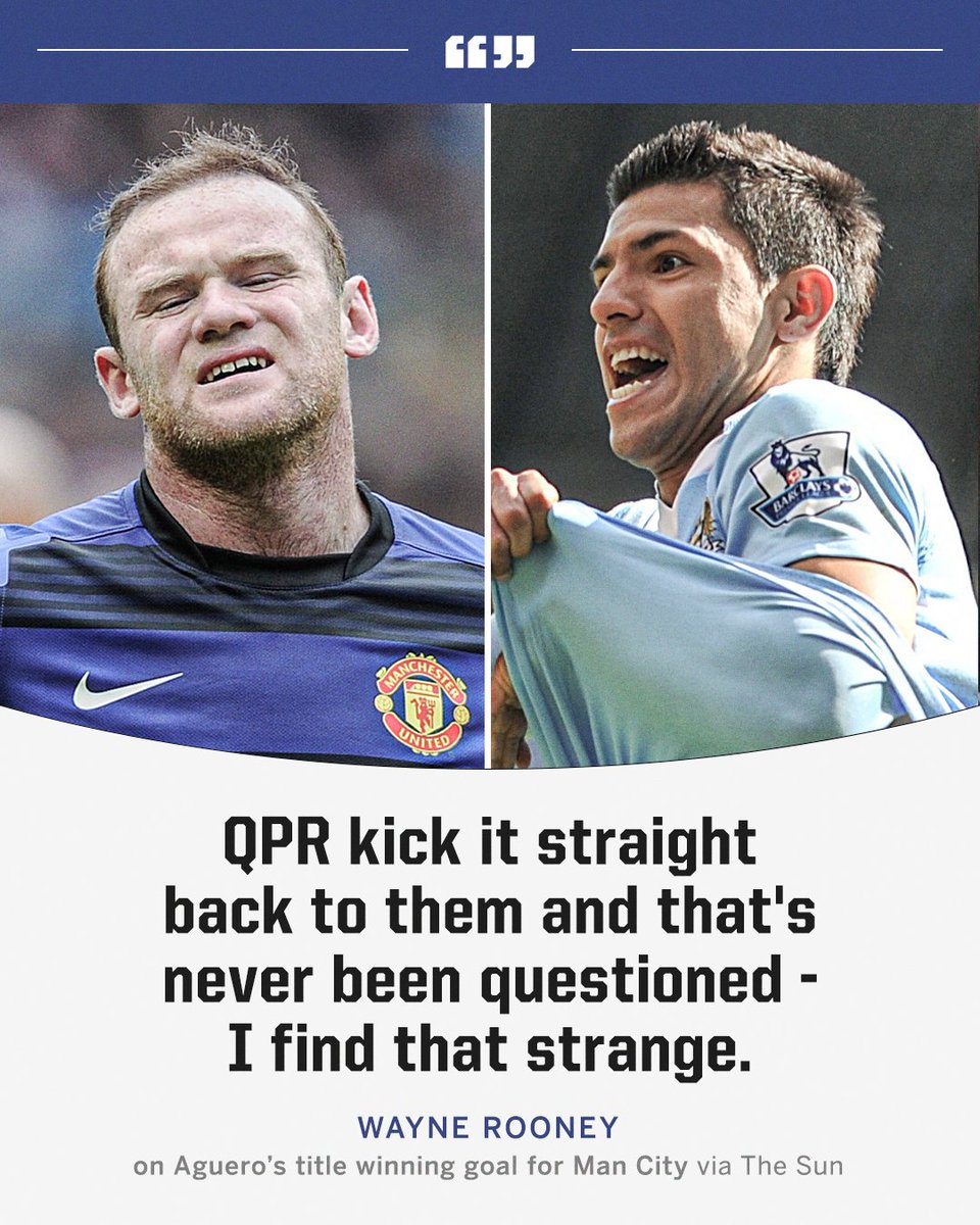 ESPNUK's tweet photo. Wayne Rooney wants answers on Man City's 2012 title win and that Aguero goal 🤔 https://t.co/lch2TKlnoJ