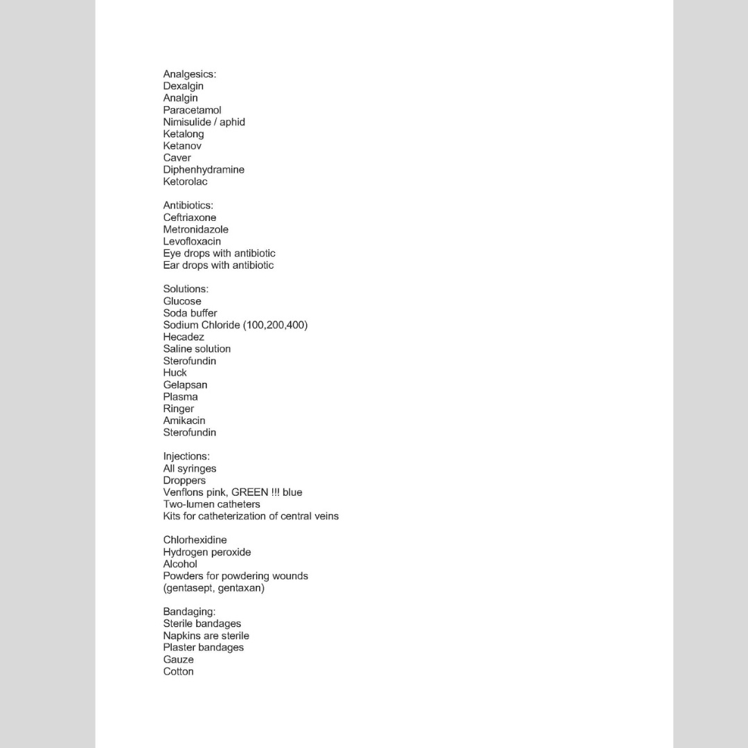 Meds For Ukraine tweet media