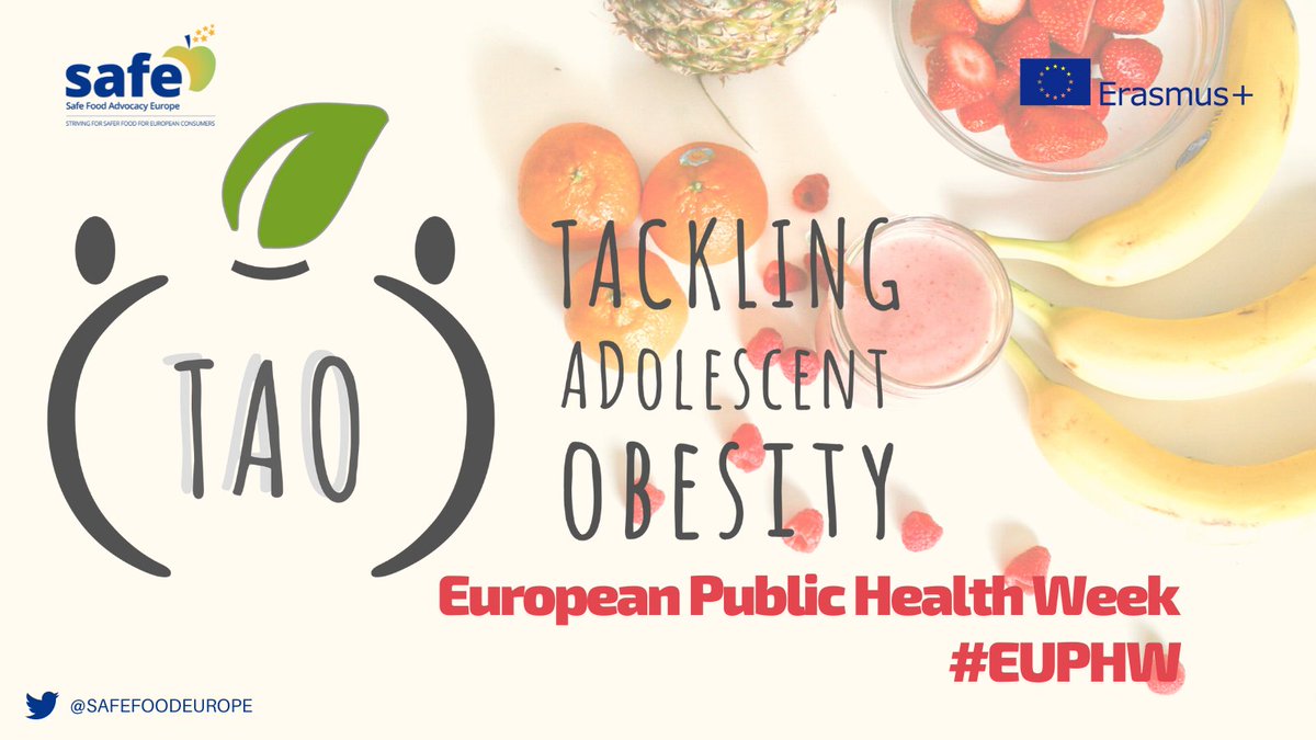 SafeFoodEurope's tweet photo. We strongly support the European Public Health Week 🙌 

#HealthStartsWithFood! @SafeFoodEurope is at the forefront on tackling adolescent #obesity with the 𝐓𝐀𝐎 project, helping youth get healthy eating habits. 

Check our tips for healthy eating 👉 https://t.co/BaGLeUJ84F https://t.co/eHJ7D0vyg2