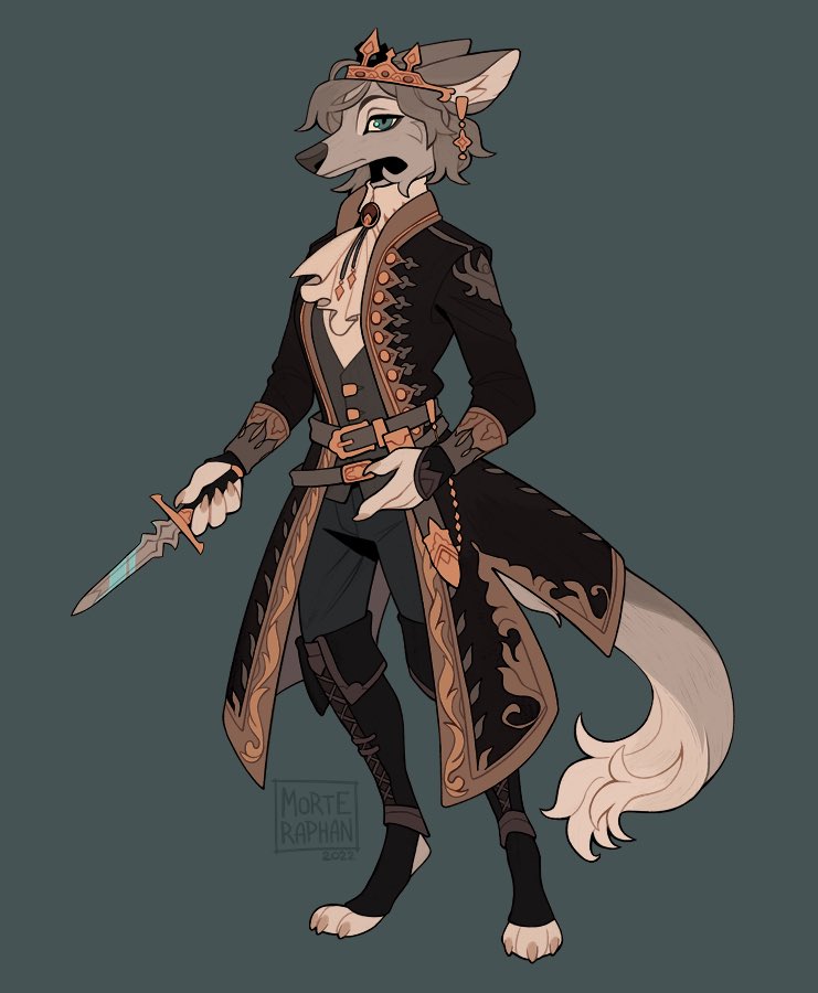 「Design Commission for @captynz. 🐺 」|✨ morteraphan ✨のイラスト