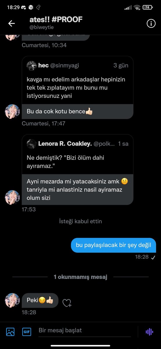 111- herkesle gizliden derdi olan