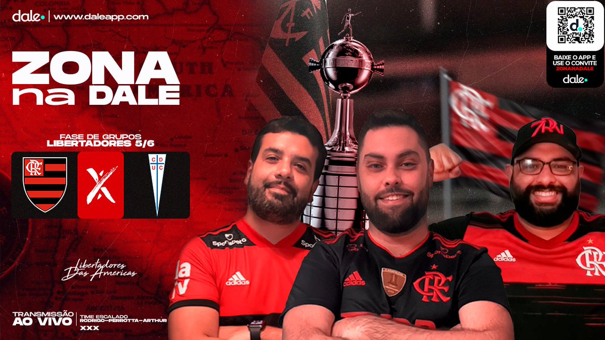 cleitojr93's tweet photo. Galera que ainda não acompanhou o jogo com a gente na @DaleAppBR , hoje é uma excelente oportunidade! Jogo no @sbtrio sem delay e com narração do @DrikoFerreira1 e comentários de @ricardoperrotta e do enviado especial @ArthurCostaBH
Qualquer duvida, chama na DM! #ZRN https://t.co/5AGAIKh83A