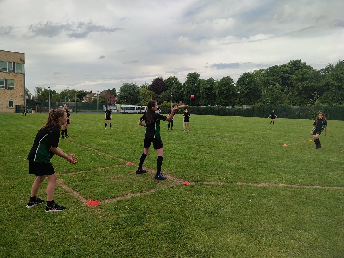 In house rounders game tonight for our year 7, 8, 9 &amp; 10 girls. Great opportunity to practice their skills ready for their upcoming games ⚾