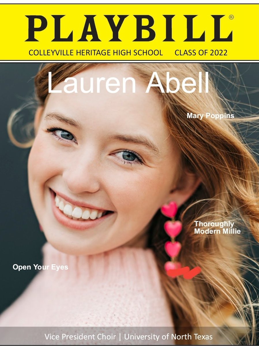 Lauren, congratulations, and we hope you sing forever!🎵🎭🐾