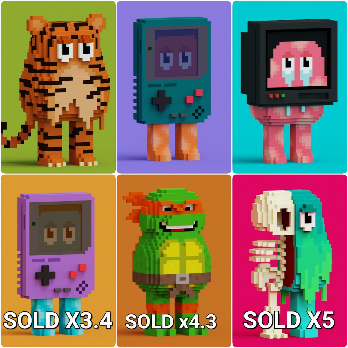 One of my favourite small collections <a href="/voxey_monsters/">Voxey Monsters</a>. Grab them while floor is low!

#NFT #NFTs #NFTCommunity #NFTartwork #NFTGiveaway #NFTcollectible #OpenSea #crypto  #blockchain #ethereum #eth #polygon <a href="/opensea/">OpenSea</a>