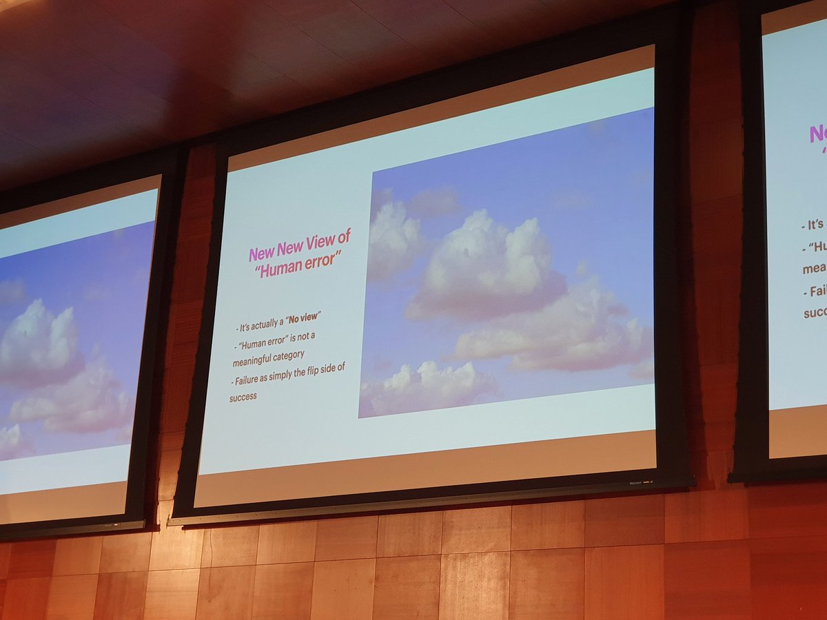 danielbryantuk's tweet photo. Silvia Pina talking about the focus on Whyhappen rather than Whodunnit at #KubeCon 

"Focus on helping people cope with complexity under pressure" https://t.co/DLXoYp8wxU
