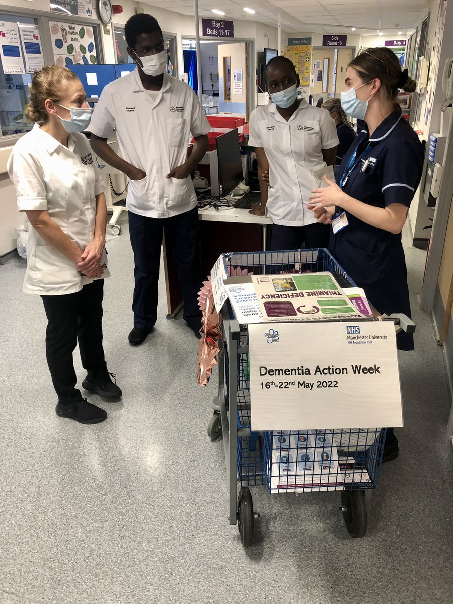 Emily May Robertson RN BEM (@sisteremms) on Twitter photo #DementiaActionWeek2022 <a href="/MFT_MRI/">Manchester Royal Infirmary</a> thank you to Hannah C from <a href="/AlcoholLiaison/">Alcohol Care Team MFT</a> for supporting this afternoons education roadshow delivering key messages on best management of Wernickes Encephalopathy to prevent Korsakoffs Dementia #DementiaActionWeek2022 <a href="/MFT_MRI/">Manchester Royal Infirmary</a> thank you to Hannah C from <a href="/AlcoholLiaison/">Alcohol Care Team MFT</a> for supporting this afternoons education roadshow delivering key messages on best management of Wernickes Encephalopathy to prevent Korsakoffs Dementia