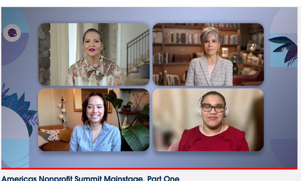 Tech4GoodGal's tweet image. Amazing, inspirational women getting real about radical change at #NonprofitSummit22. Thank you @SalesforceOrg @Janefonda @toritsui @DaphneFriss @cristinam_jones @SFDOPartners 🌎☮️
