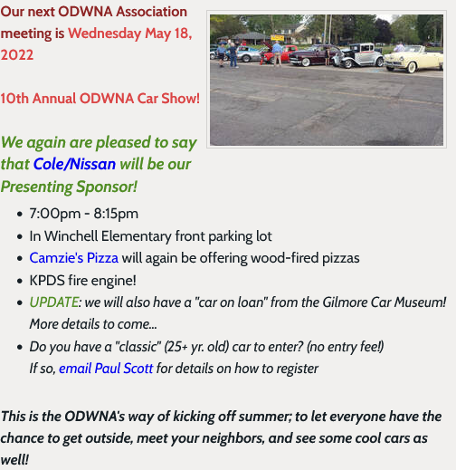 jeffmesser's tweet photo. Kalamazoo @RankMIVote volunteers will be at the Winchell neighborhood Classic Car Show 🚗 on Wednesday from 6:30 to 8:30 p.m., collecting petition signatures from #KalamazooCity voters.  Please meet us there to get #RankedChoiceVoting implemented in Kzoo. https://t.co/lgYJunSwGp https://t.co/lQgL4ZECe0