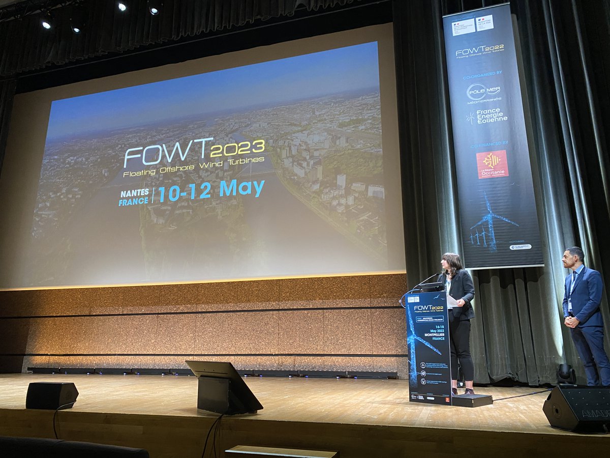 FOWTEvent's tweet photo. 🔴📣 At the closing speech of the event we announced that the next edition of the event will take place in #Nantes @paysdelaloire in May 10-12, 2023!
#FOWT23 https://t.co/kKFdKuRH7U