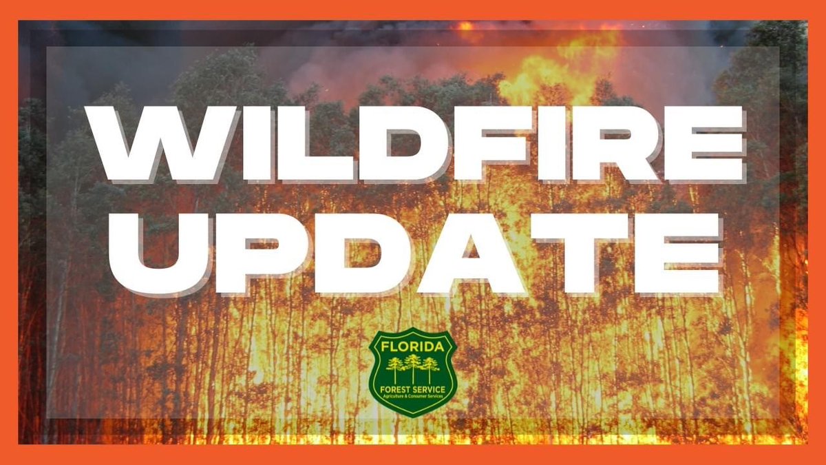 FFS_Bunnell's tweet photo. The #Gate5fire in Volusia County is approximately 25 acres and 30% contained. This fire is in a remote area on private property and no threat to homes. Smoke is visible from I-95 but is not impacting the roadway at this time. We continue to work with FHP on updates for this fire. https://t.co/gzucIW5wHF