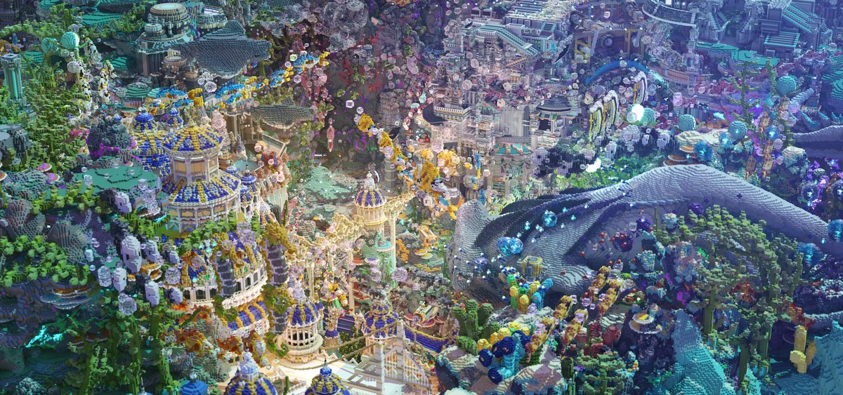 This.. Minecraft ..?!
I'm proud of our team's designer :O

#minecraft建築コミュ 
#Minecraft 
#和風建築