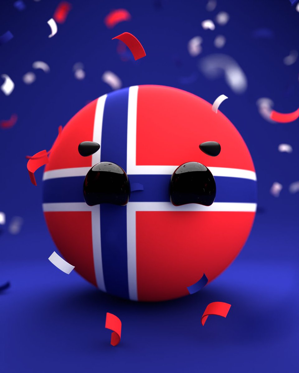 WorldBallsNFT's tweet photo. Norway Ball! 🇳🇴🇳🇴🇳🇴

Happy Independence Day! 🎉🎊🎉

#Countryballs #Polandball #NFTs #nftlover https://t.co/NUOgqIY60j