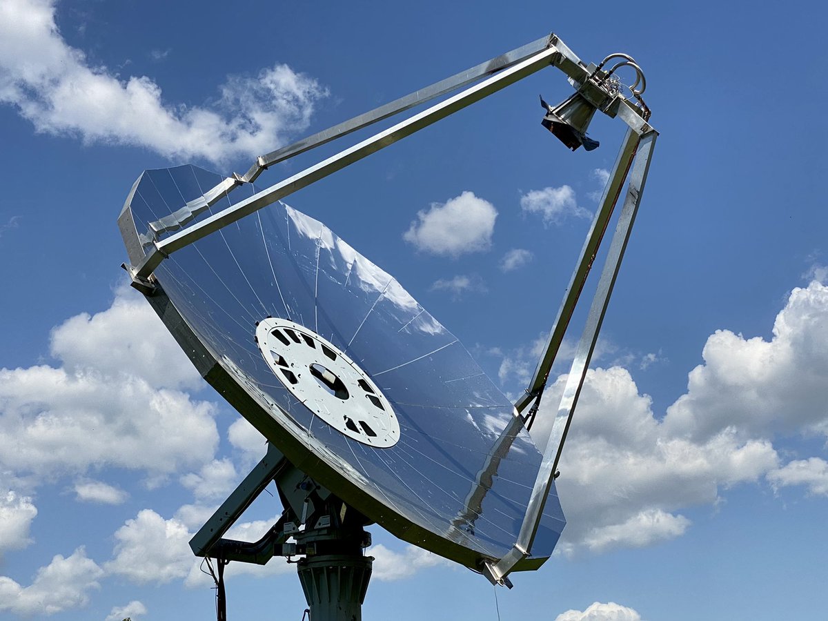 Another beautiful day for collecting solar energy #csp #solar #renewableenergy