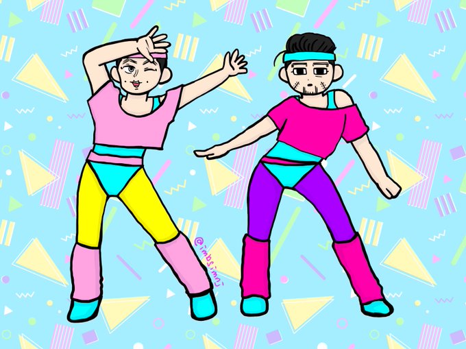 エアロビのtwitterイラスト検索結果