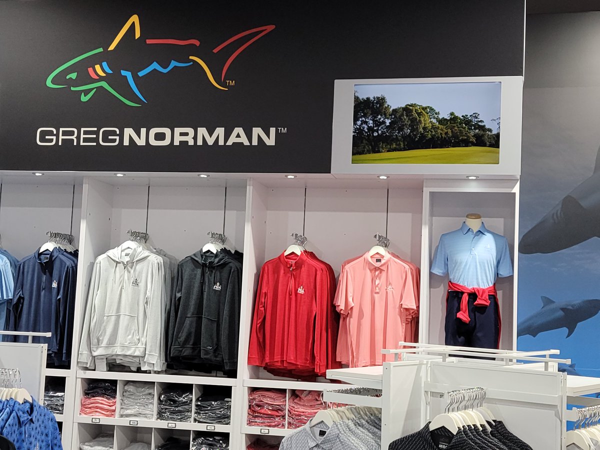 tgport's tweet photo. Looks like the PGA is okay with Greg Norman as long as they are making a dollar. #PGAChampionship https://t.co/EQcjM4Zfem