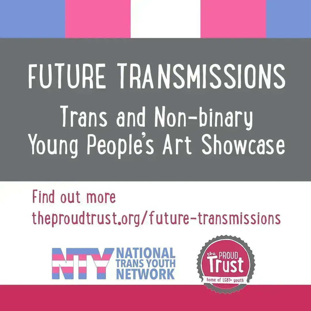 TheProudTrust's tweet photo. 🏳️‍⚧🎨  An exciting opportunity for trans and non-binary young people - please share to spread the word

We're looking for trans and non-binary young people to create art pieces for an exhibition this summer
Find out more about getting involved: https://t.co/OL4kEcrz0c https://t.co/yebNnLRm4y