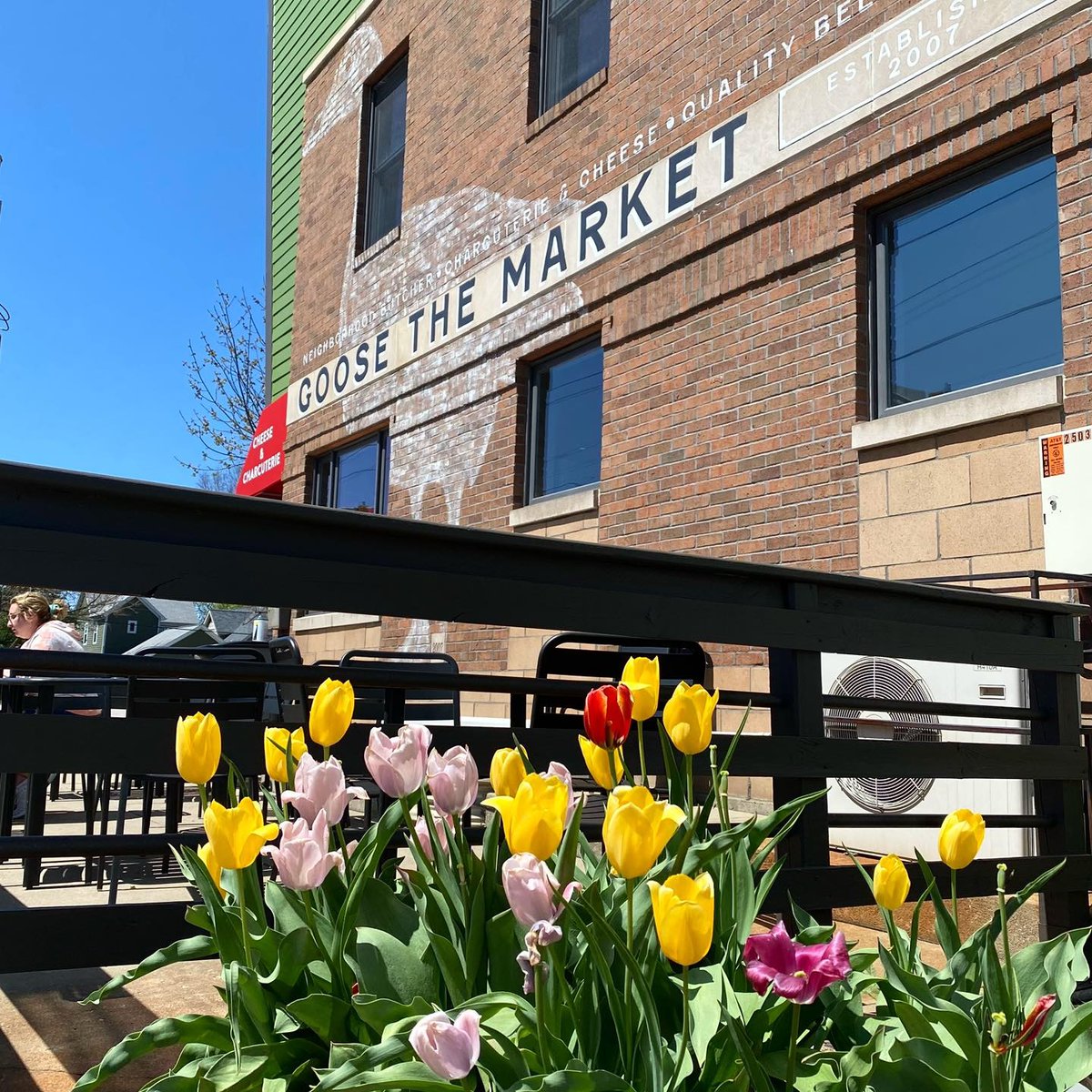 GoosetheMarket's tweet image. Today! Half Price Beers to Drink Here (patio's open!) + free double punches on Sandwich Cards #TuesdaySpecials - also #PrepSecret New Sausage debuts tomorrow: Beef &amp;amp; Lamb w/fermented black beans, chive, cilantro, ginger, molasses, garlic, chili, horseradish, sesame seeds, soy