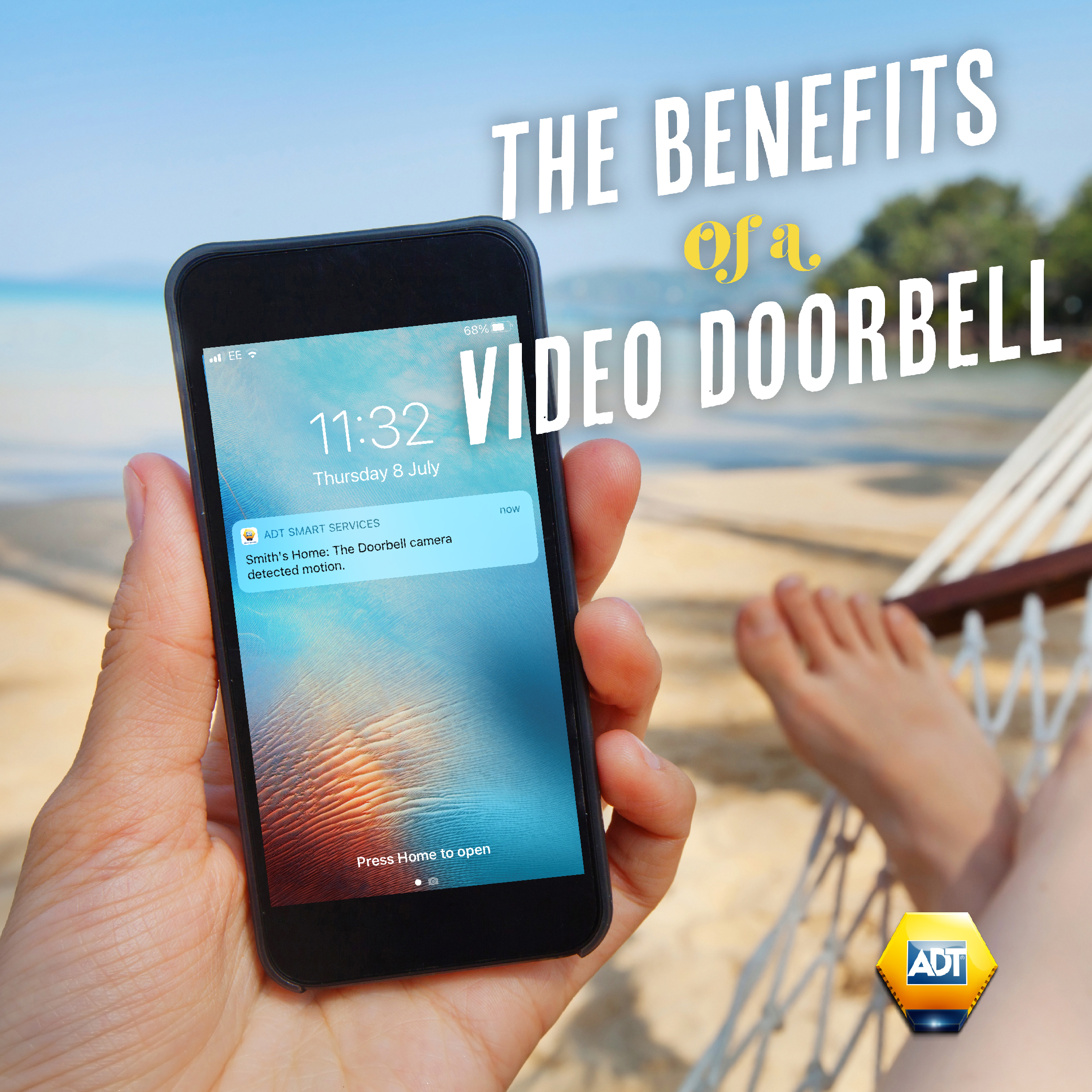 Doorbell that cheap rings your phone